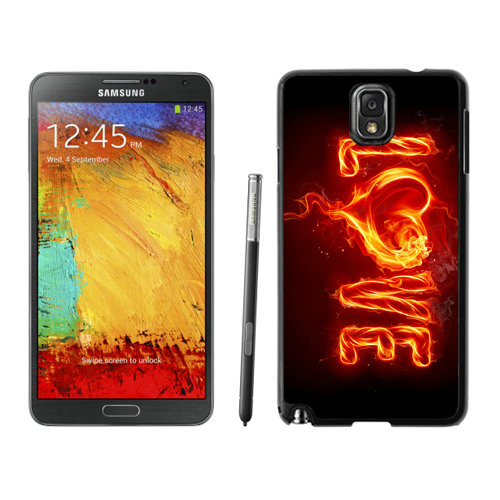 Valentine Fire Love Samsung Galaxy Note 3 Cases ECV - Click Image to Close